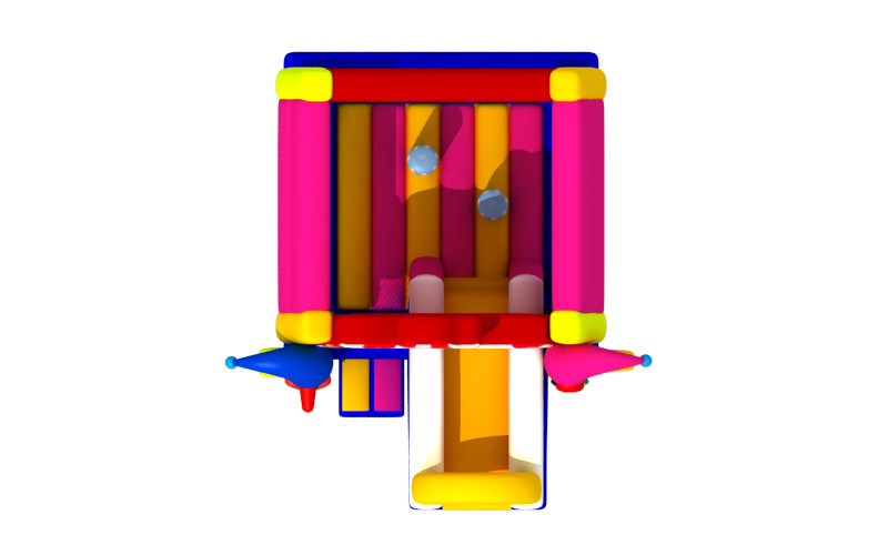 ODM Inflatable Bouncy House With Slide Clown Inflatable Combo