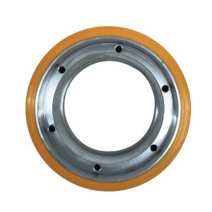 Quality ODM Polyurethane PU AGV Wheels 250kg Heavy Duty for sale