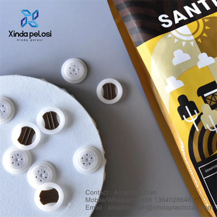 Coffee Pouch Accessories Freshness Coffee Packing Valve For Transparent Bag