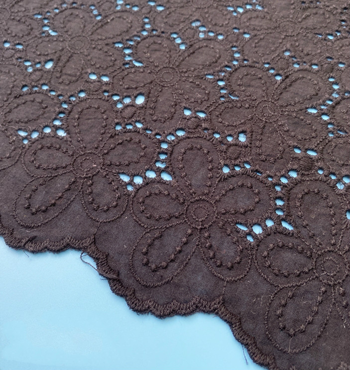 2020 new Coloful Handmade DIY Clothes Accessories Embroidered Cotton Lace Fabric