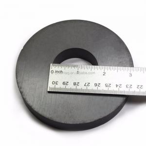 China Customized Size Ferrite Ceramic Round Disc Ring Magnet for Motor in South America on sale