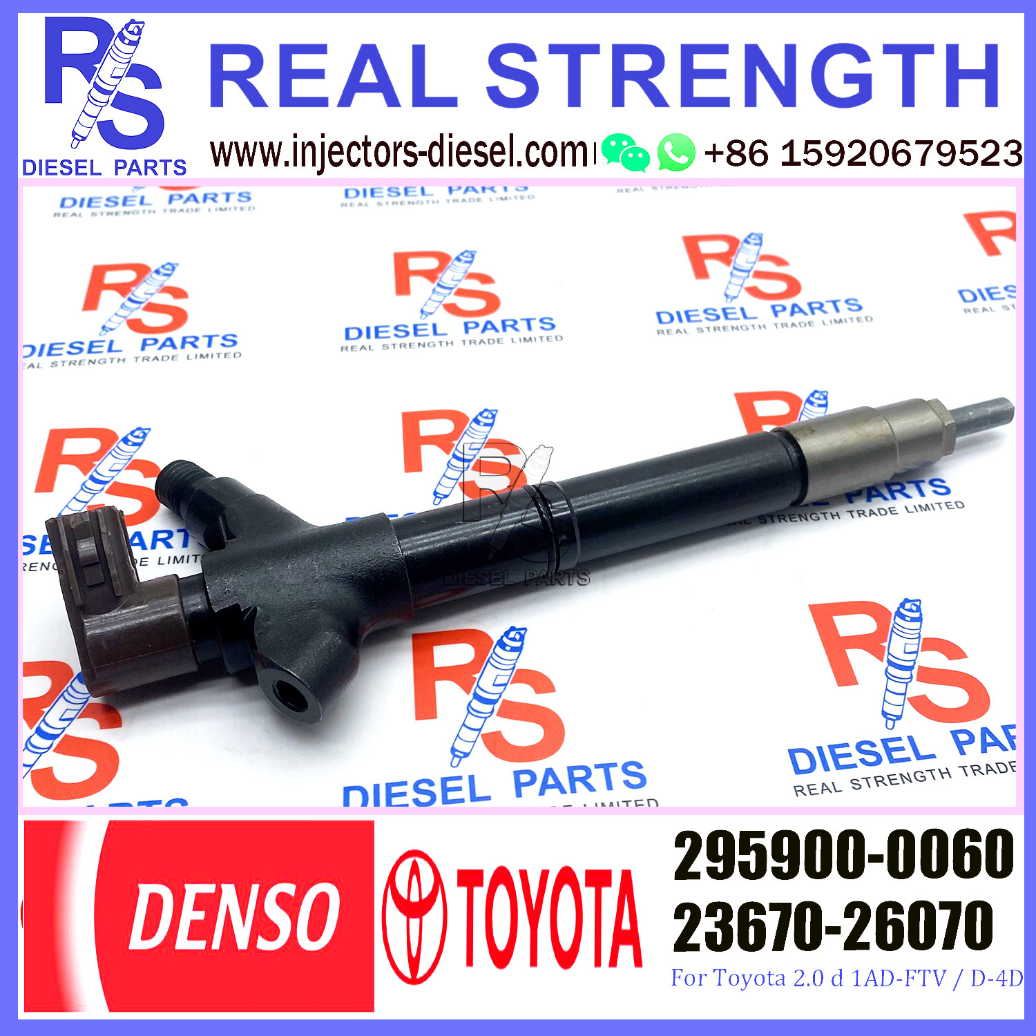 Common Rail Injector 2959000060 23670-26070 295900-0060 2367026070