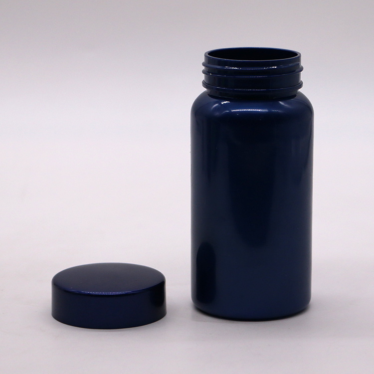 150ML PET Plastic Supplement Capsule Pill Tablet Storage Container Bottle with Screw Cap