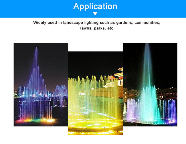 Adjustable Angle Underwater LED Spotlights Inground Pool Lamp Low Energy Consumption
