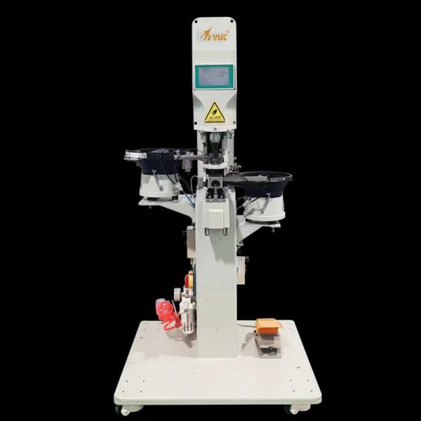 Fully Automatic Hole Punching and Eyeleting in One Machine Snap Button Puncher Machine