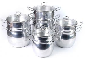 China 4pcs Die Casting Aluminum 28cm Shallow Pot All Clad Saucepan on sale