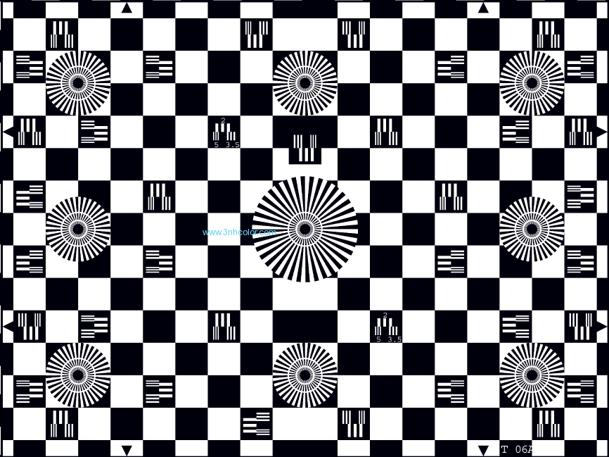 SineImage YE006 CHESSBOARD TEST CHART REFLECTANCE