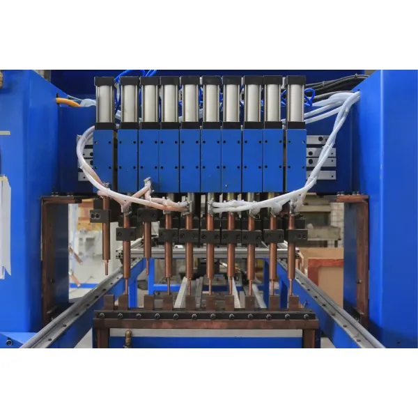 HWASHI Automatic Spot Welding Machine with 34000A Max Current 1200mm Adjustable Width and Digital Touch Screen Control for Sheet Metal