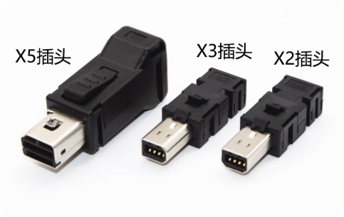Panasonic Servo Plug A5/A6 Compatible Connector with XA/XB/X2/X4/X6 Encoder and Silver/Gold Plated Pins