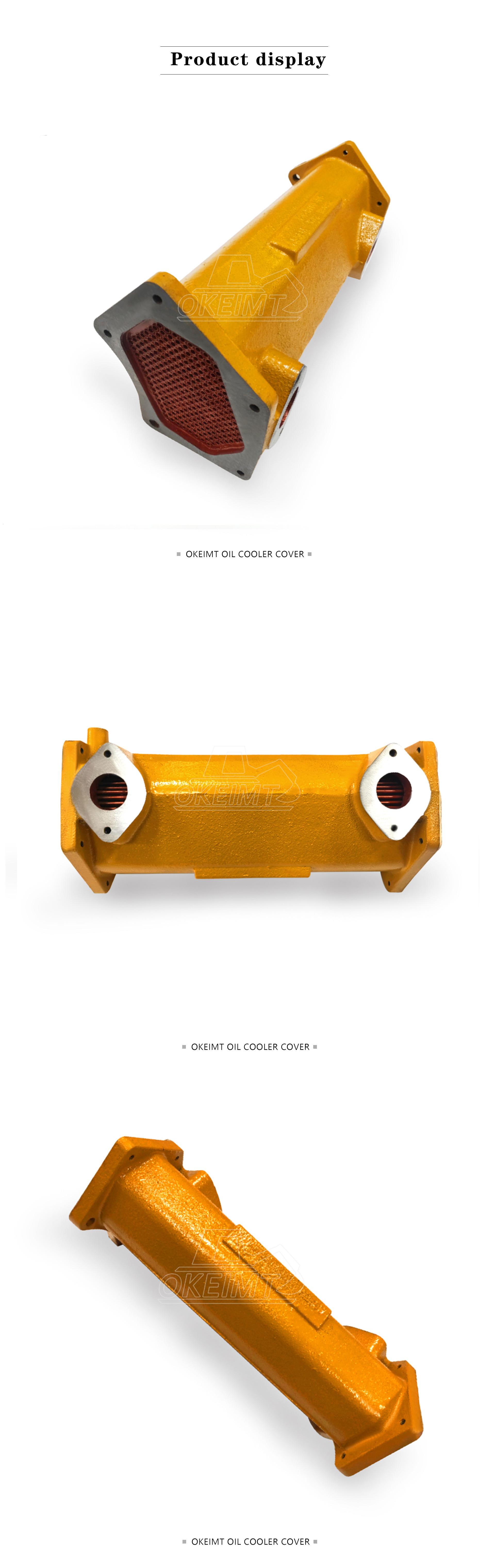 Machinery engine Oil cooler 236-8745 235-9760 for Excavator E345D engine C13 wheel loader 966H 972H engine C11