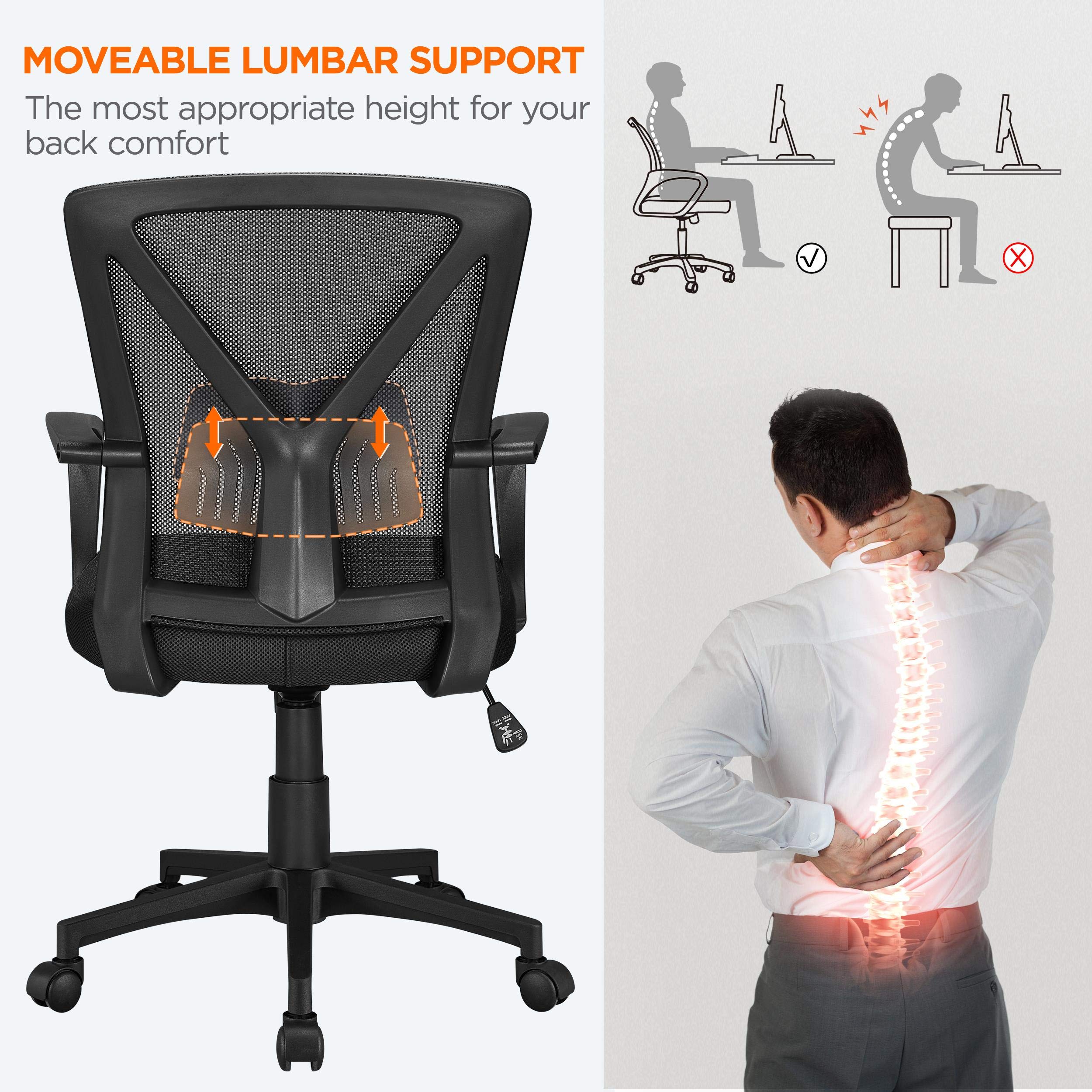 Ergonomic Office Chair with Customized Color and Adjustable Lumbar Support