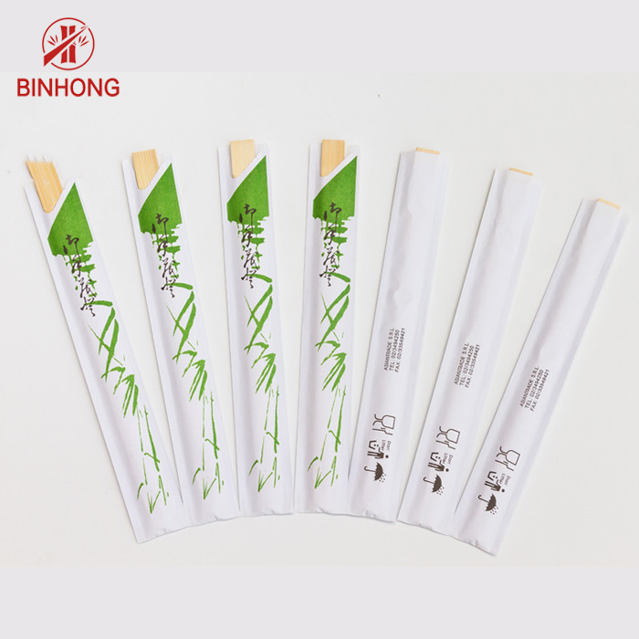Thickness 4.8mm Sanitary Disposable Japanese Bamboo Chopsticks