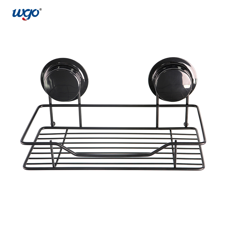 265mm Stainless Steel Matte Black Corner Shower Shelf ISO 9001