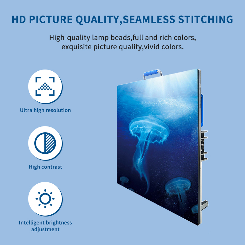 1500cd/sqm Indoor Fixed LED Screen P2.5 P3 P4 Video Wall LED Display