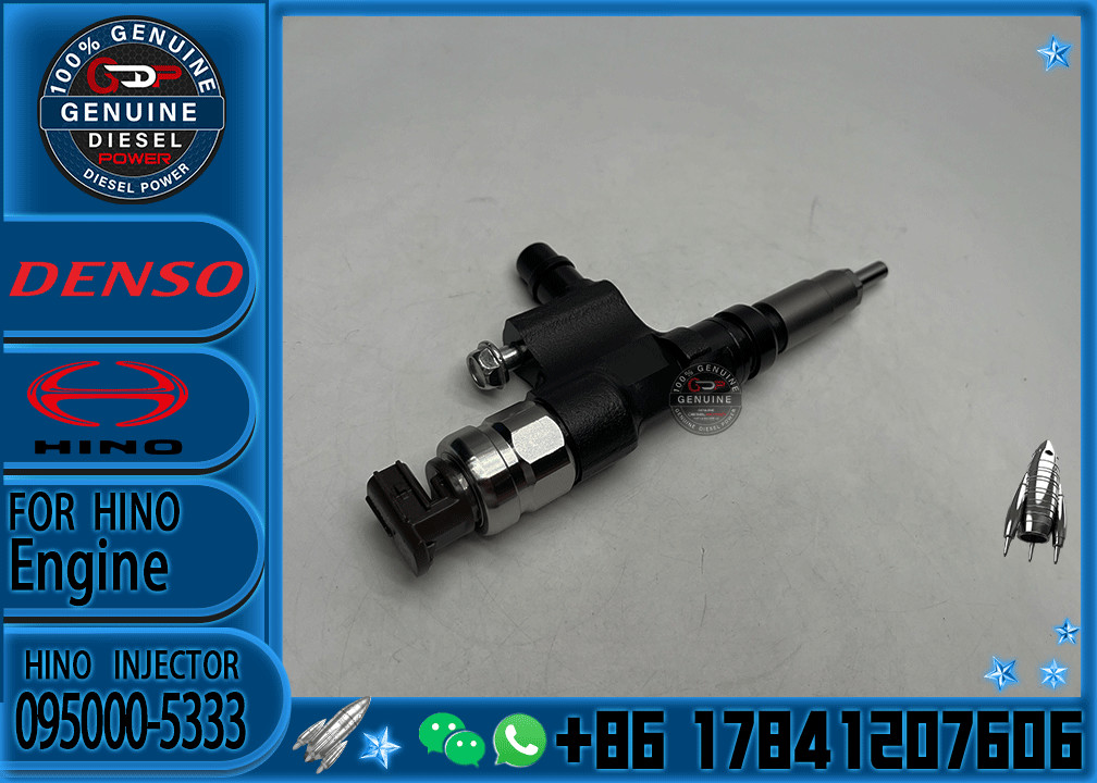 New Diesel Fuel Injectors 095000-5332 095000-5333 23670-E0150 23670-E0151 23670-78041 23910-1302 for Denso Hino Toyota