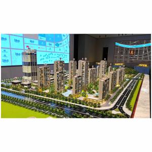 Modern 1:100 Architectural Model Real Estate Scale Model Building