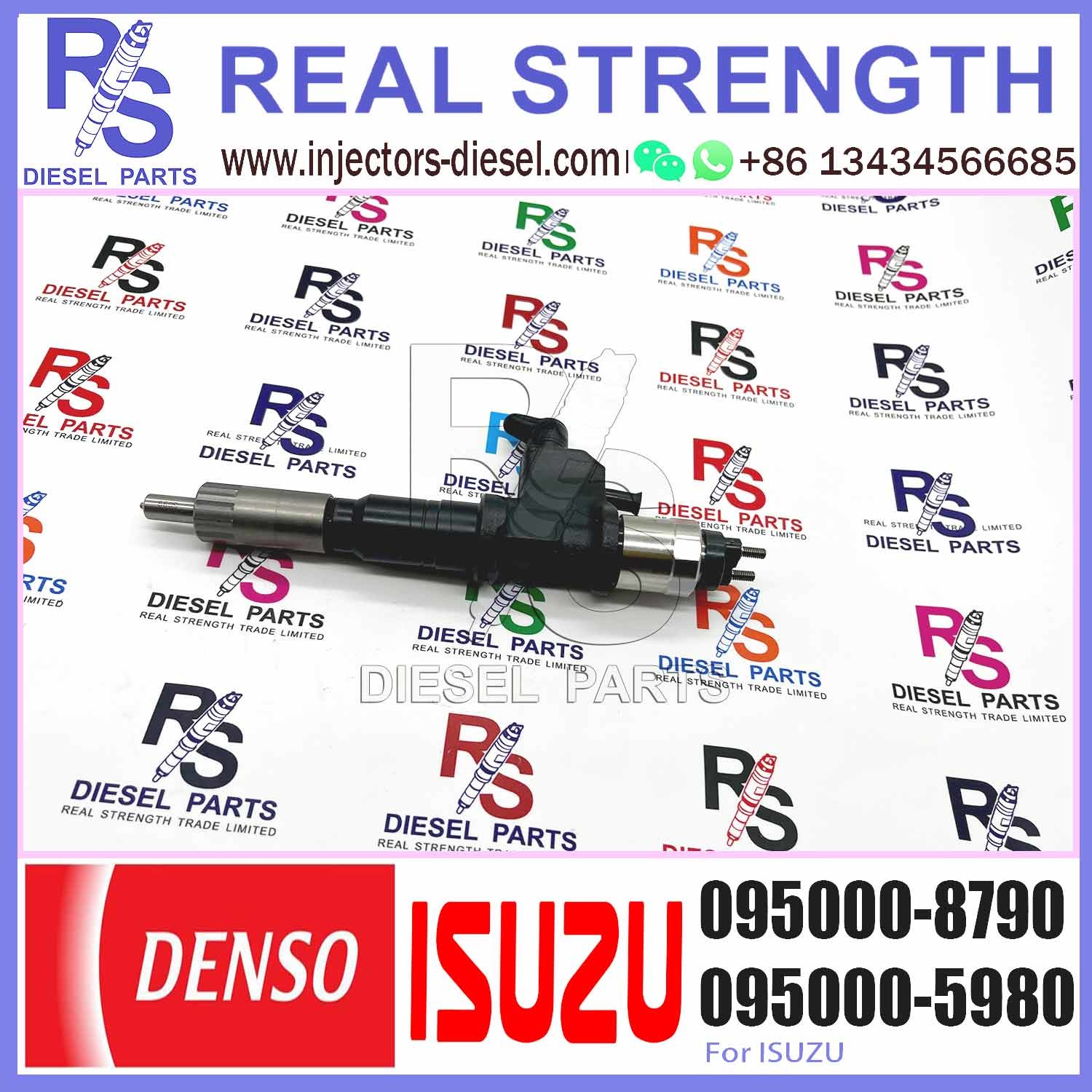 Diesel Engine Fuel Common Rail Injector 8-98140249-0 8981402490 0950008790 095000-8790