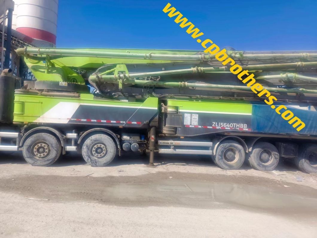 Used Concrete Pump Truck 73m Zoomlion Heavy Equipment Truck Mounted Pump
