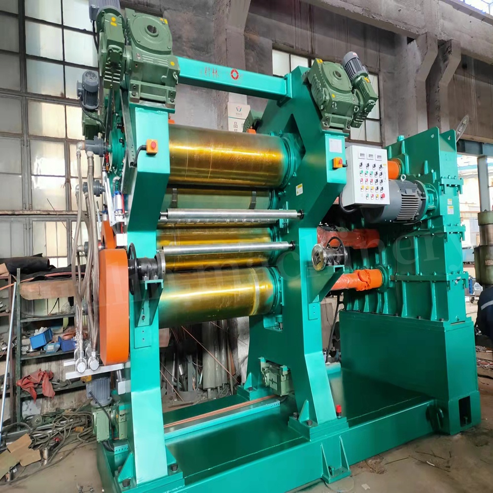 Quality Customized Four Roll Rubber Calender Machine For Rubber Compounding for sale