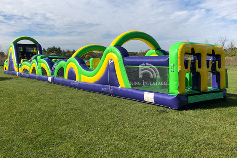Commercial Outdoor Inflatable Obstacle Courses Challenge Inflatable Party Games For Adults