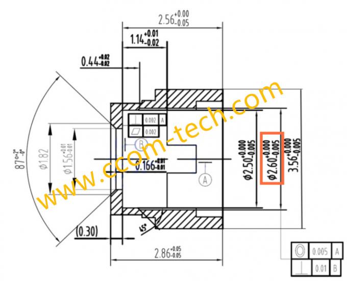 1/13" 0.8mm F4.0 M3.5*P0.25 endoscope lens for 1/13" sensors, medical video equipment lens