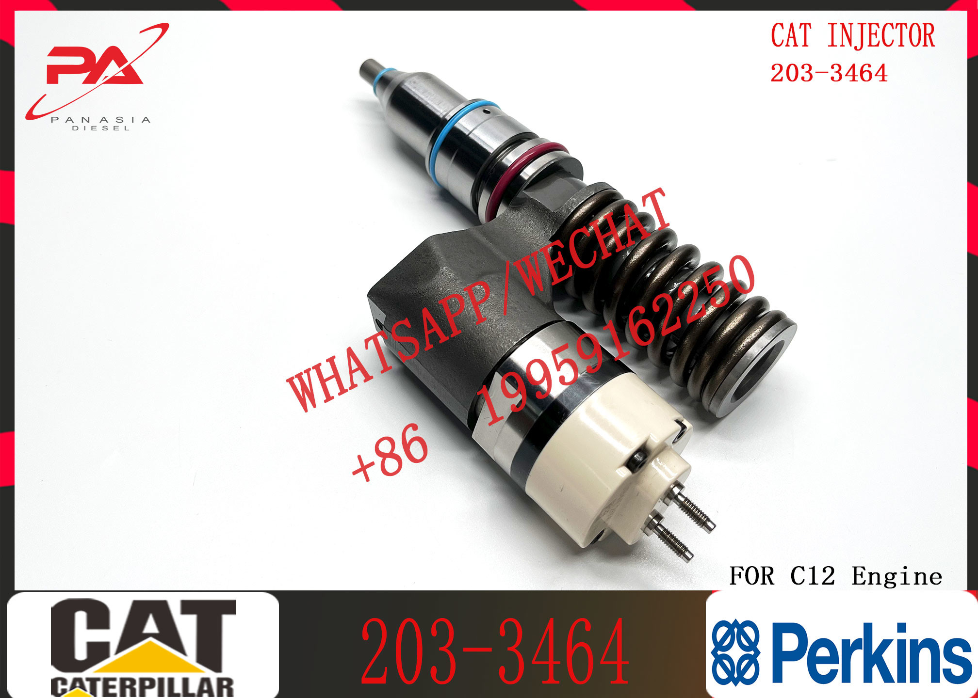 Common Rail Diesel Engine Injector 203-3464 208-9160 223-5327 229-8842 10R-1256 10R-1003 212-3463