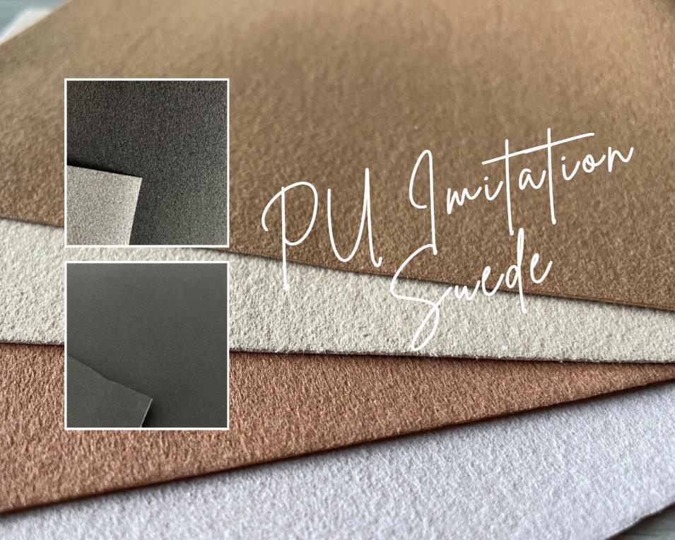Premium Synthetic Imitation Suede PU Faux Suede For Fashion Crafts