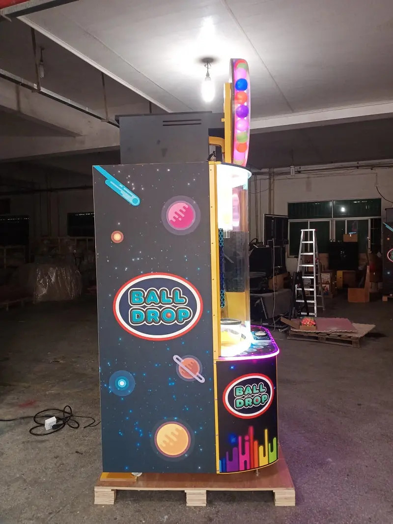 Quik Drop Arcade Ticket Game, Ball Drop Lottery Redemption Game Machine For Sale