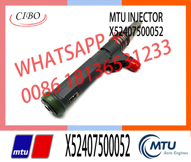 Remanufactured MTU Fuel Injectors 1576844 VTO-G441M48B X52407500052