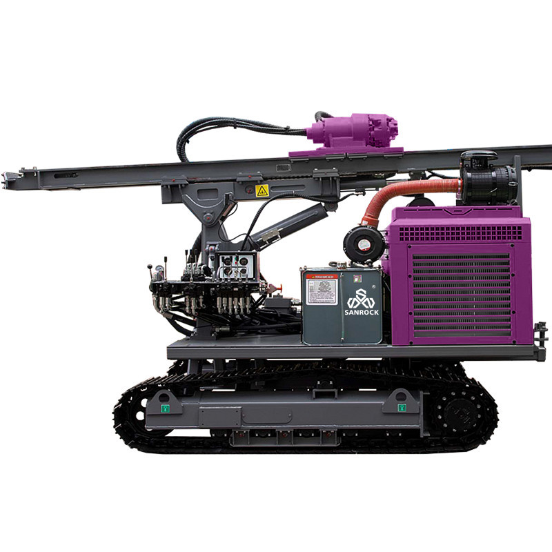 Pile Driving Equipment Groundwork Solar Pile Drilling Rig Hydraulic Screw Pile Driver