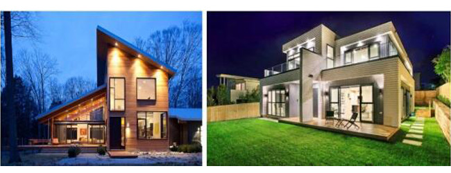 Prefabricated Prefabricated Light Gauge Steel House For Metal Buildings Luxury