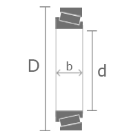 D-41251 DJ2 - Single-row tapered roller bearing