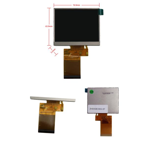 Wide Temperature IPS TFT Display 320x240 3.5 Inch LCD Screen With ST7272A Driver IC