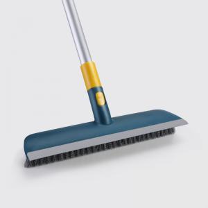 China Floor ODM Scrubber Cleaning Brush , Long Handle Stiff Bristle Brush For Bathroom on sale