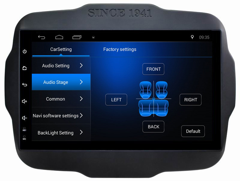 Ouchuangbo car stereo gps navi android 8.1 system for Jeep Renegade 2016 with Bluetooth WIFI USB steering wheel control
