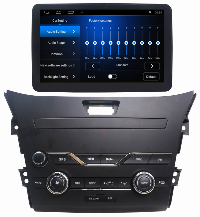 Ouchuangbo car audio stereo gps navigation android 8.1 for Baic X25 support BT wifi BDDR3 2GB 1080 Video