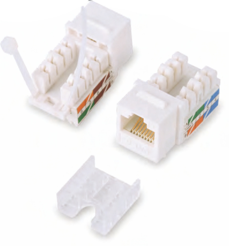 UTP RJ45 90 degree keystonejack