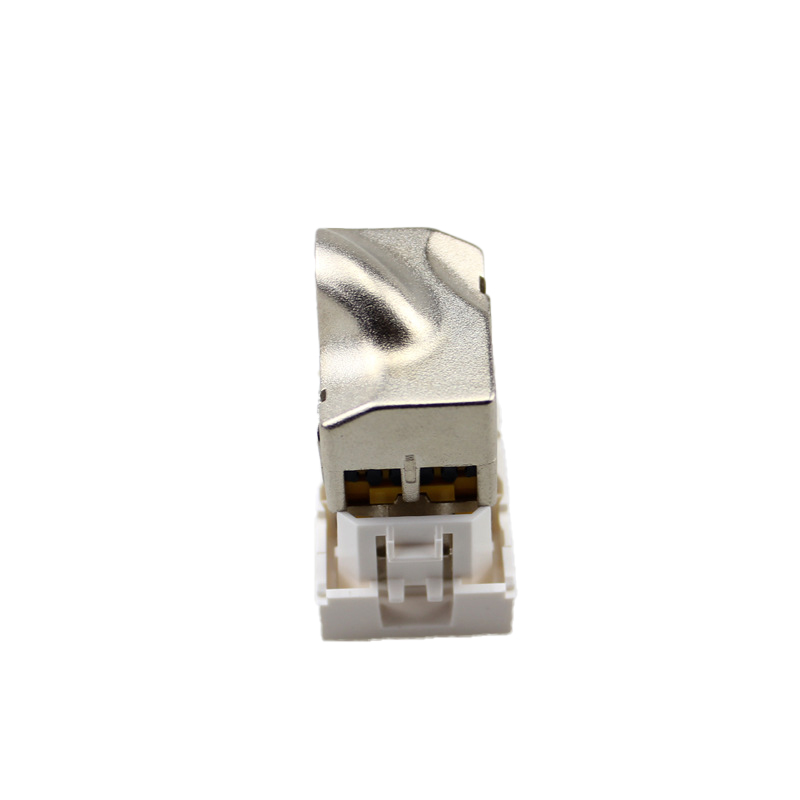 RJ45 FTP Zinc Alloy Cat6A Networking Keystone Jack Wall Coupler in Different Colors