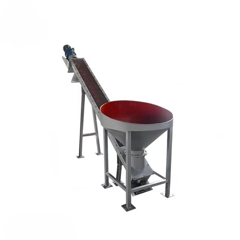 2024 OEM Custom Conveying Plastic Grain Screw Conveyor Helical Ice Screw Conveyor Auger Feeder For Grain