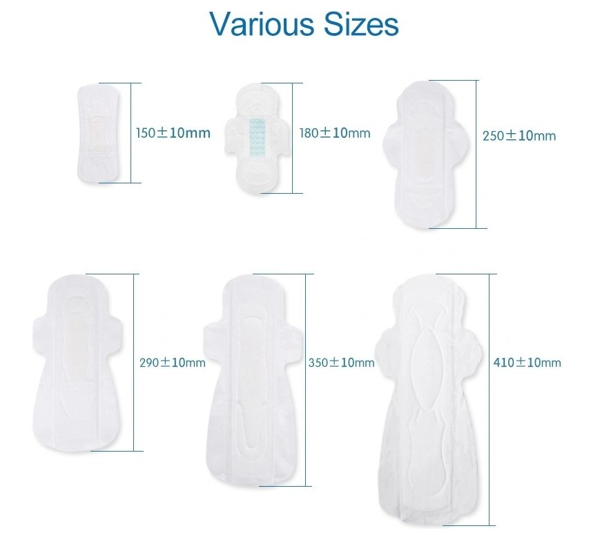 Disposable Leak Guard natural Long Overnight Sanitary Pads
