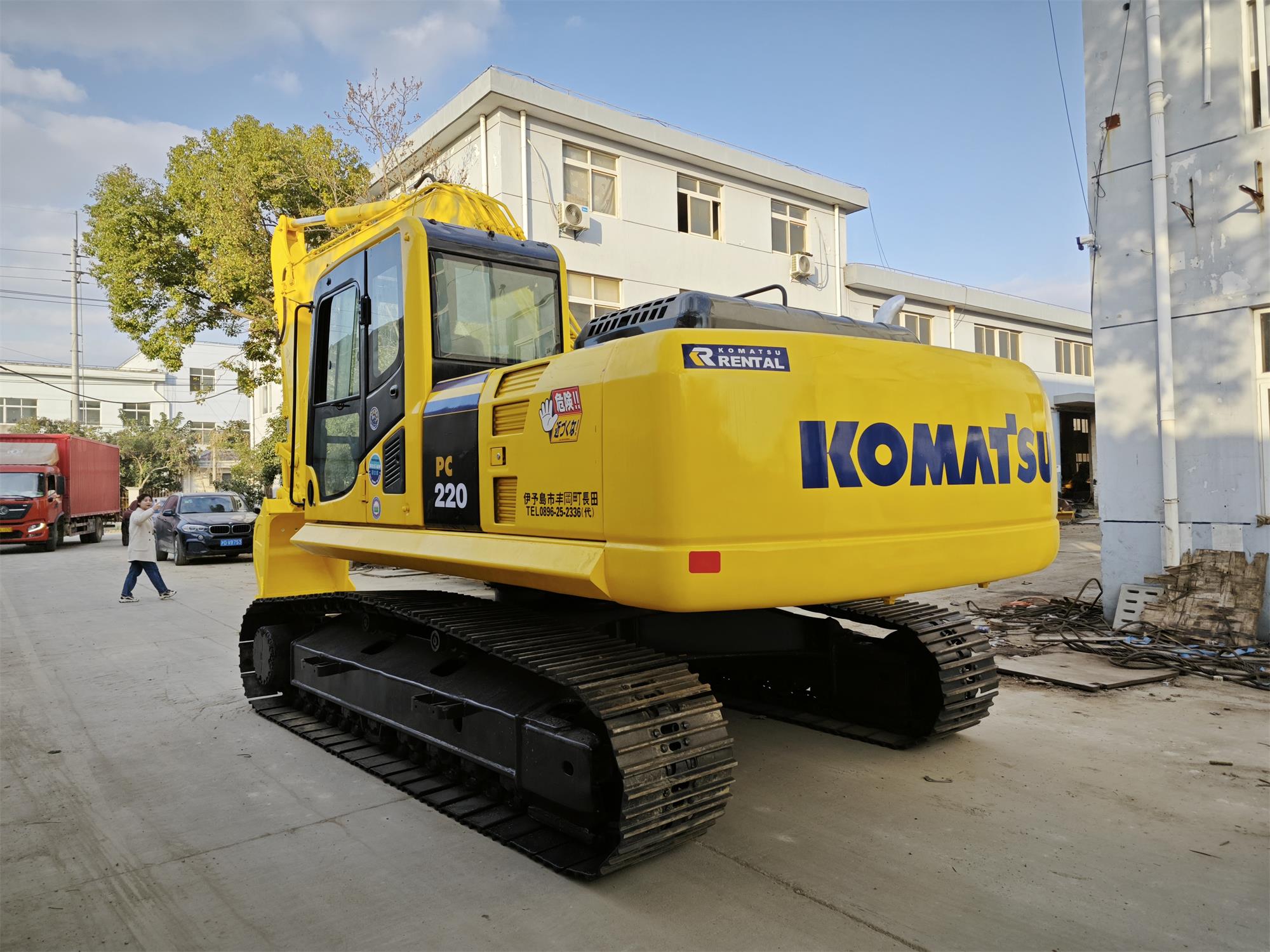 Original Engine Komatsu PC35 Excavator with Other Hydraulic Cylinder in Good Condition