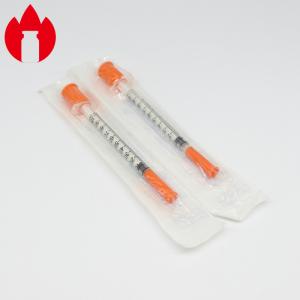 Quality Disposable Medical Injection 1ml Plastic Prefilled Syringes Insulin Syringe for sale