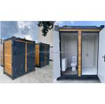Modern Outdoor Mobile Toilet Cabin with Shower Galvanized Steel Bending and