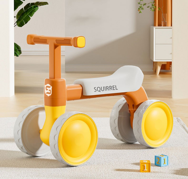 Non Pedal Bicycle Children's Stroller Handcart Balancing Gift Basic Seat Type NO Foldable