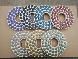 Quality 230mm Wool Felt Diamond Polishing Wheels For Concrete Floors , Carton Package for sale