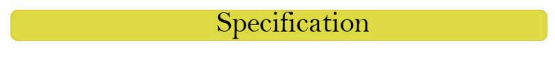 specification