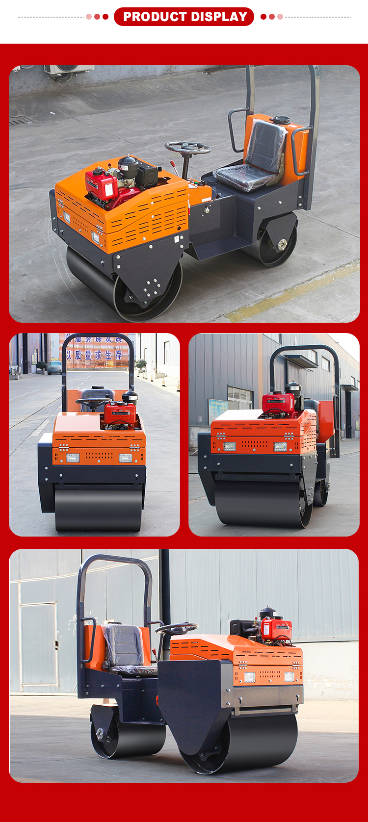 Small-Scale Construction Made Easy with 700 Type Road Roller and EPA Engine Model