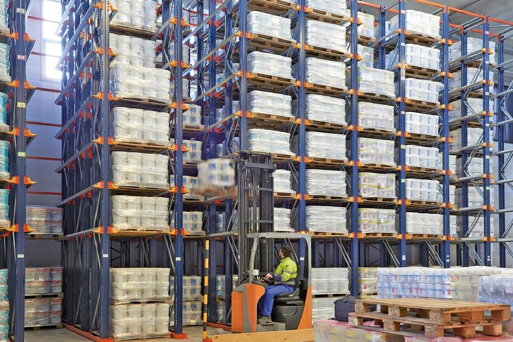 CE Certificated Detachable Metal Drive In Pallet Storage Rack System