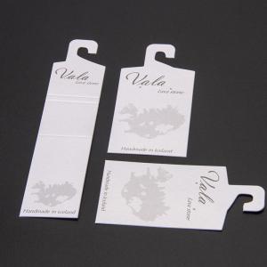 Quality 500gsm White Pearl Paper Header Cards for sale