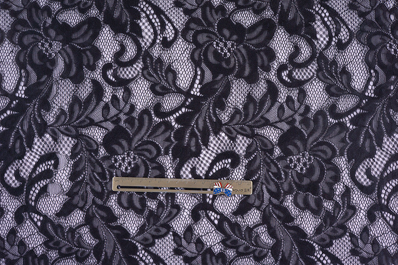 2017 Hot Sale Garment Accessories Strech French Lace Fabric with Different Color-